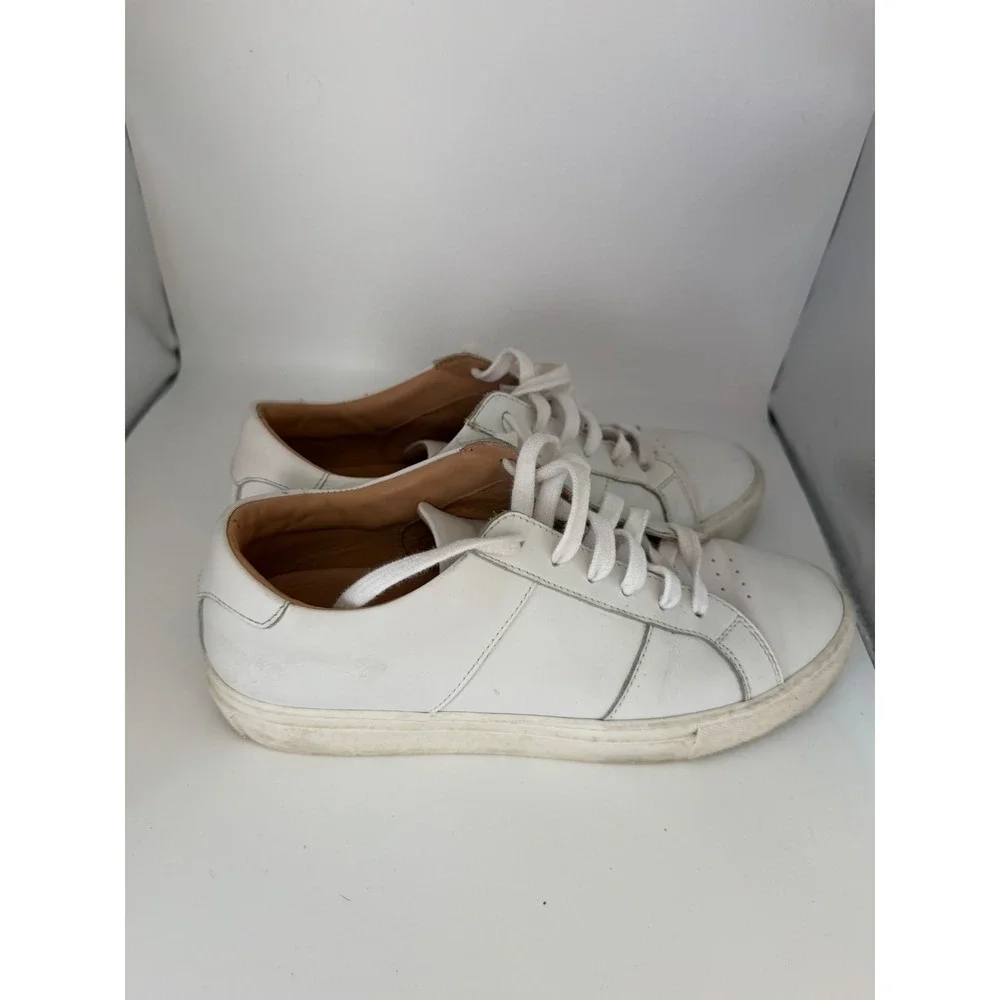 Greats Royale White‎ Leather Sneakers Mens US 9.5 Low Top Made in Italy